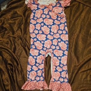 Pete + Lucy Floral Baby Romper